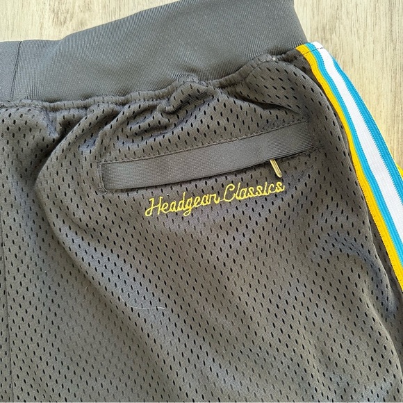 Nipsey Hussle X Kobe Bryant Headgear Classics 2XL Men's Shorts in Black Yellow - Picture 10 of 11